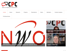 Tablet Screenshot of polcomm.org